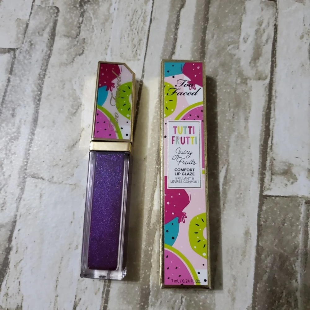 🛍 Too Faced Juicy Fruits Lip Glaze Fig 💄💋